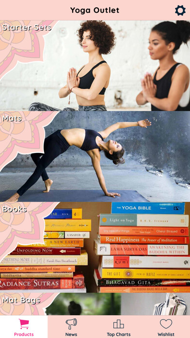 Emulate iPhone app Yoga Outlet using MyAndroid Emulate iPhone app Yoga Outlet using MyAndroid