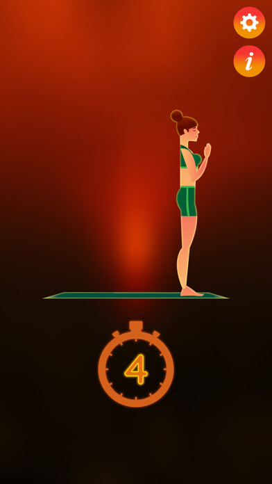 Emulate iPhone app Yoga Surya Namaskar With Timer using MyAndroid Emulate iPhone app Yoga Surya Namaskar With Timer using MyAndroid