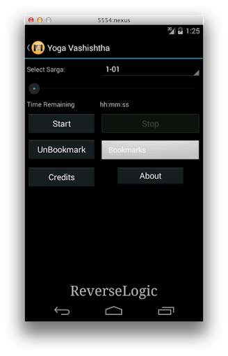 Run android online APK Yoga Vashishtha (AudioBook) from MyAndroid or emulate Yoga Vashishtha (AudioBook) using MyAndroid