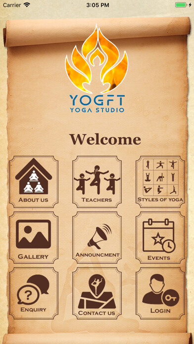 Emulate iPhone app YogFT using MyAndroid