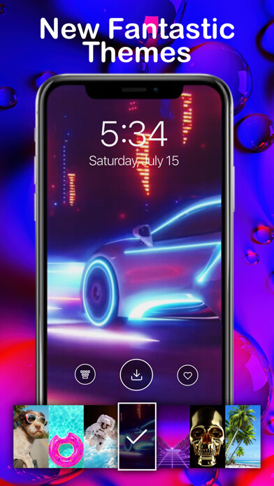 Emulate iPhone app Yo! Live Wallpaper 4K Connect using MyAndroid
