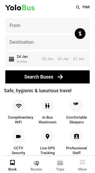 Run android online APK YoloBus - Online Bus Tickets Booking App from MyAndroid or emulate YoloBus - Online Bus Tickets Booking App using MyAndroid