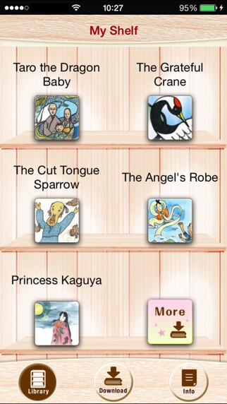 Emulate iPhone app Yomiage Ehon using MyAndroid Emulate iPhone app Yomiage Ehon using MyAndroid