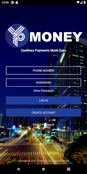 Run android online APK YOmoney from MyAndroid or emulate YOmoney using MyAndroid
