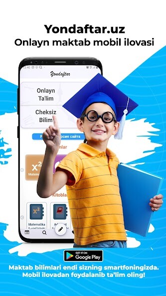 Run android online APK YONDAFTAR.UZ - ONLAYN VIDEO DARSLAR VA KITOBLAR from MyAndroid or emulate YONDAFTAR.UZ - ONLAYN VIDEO DARSLAR VA KITOBLAR using MyAndroid