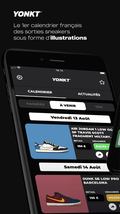 Emulate iPhone app YONKT - Sneaker App using MyAndroid Emulate iPhone app YONKT - Sneaker App using MyAndroid