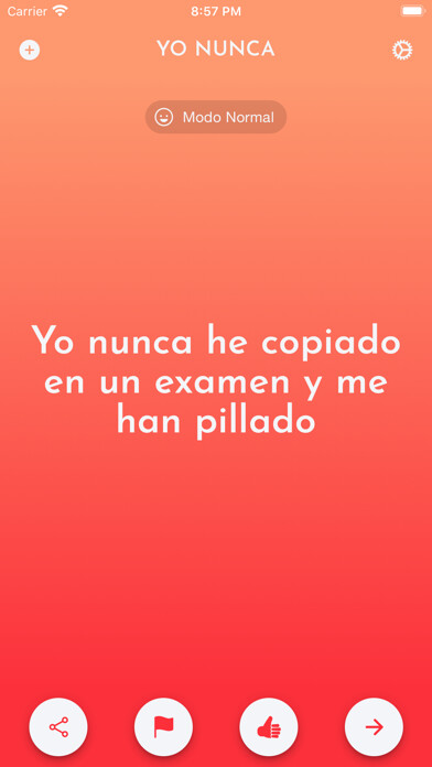 Emulate iPhone app Yo nunca: El juego using MyAndroid Emulate iPhone app Yo nunca: El juego using MyAndroid