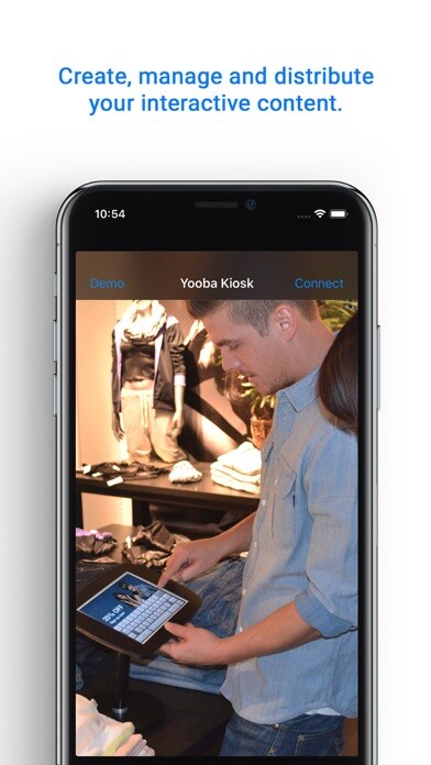 Emulate iPhone app Yooba Kiosk using MyAndroid