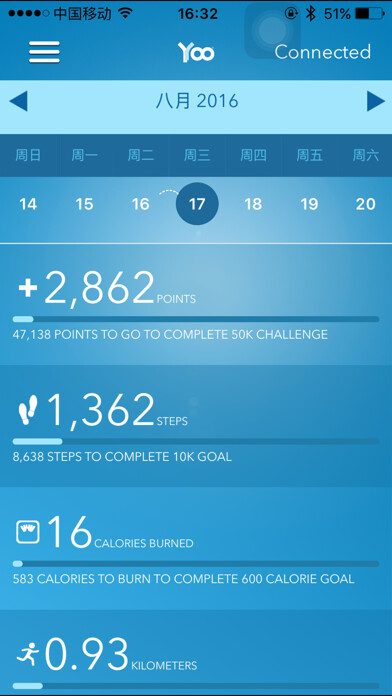 Emulate iPhone app Yoo Fitness+ using MyAndroid