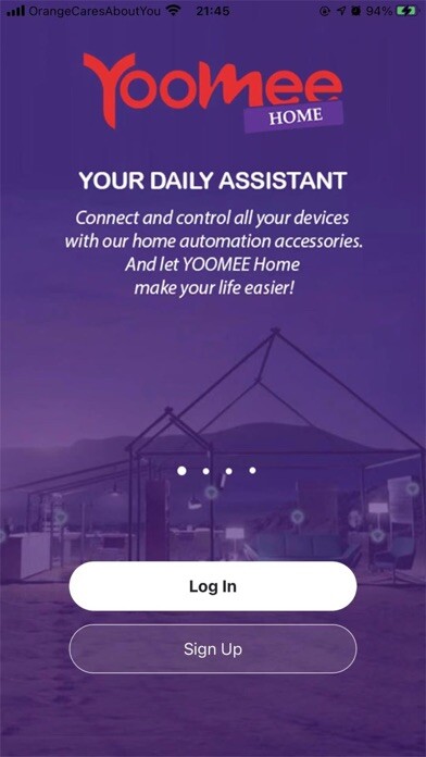 Emulate iPhone app Yoomee Home using MyAndroid