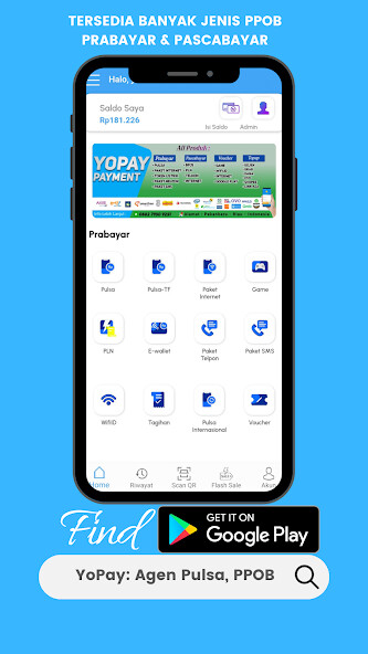 Run android online APK YoPay: Agen Pulsa, Game PPOB from MyAndroid or emulate YoPay: Agen Pulsa, Game PPOB using MyAndroid Run android online APK YoPay: Agen Pulsa, Game PPOB from MyAndroid or emulate YoPay: Agen Pulsa, Game PPOB using MyAndroid