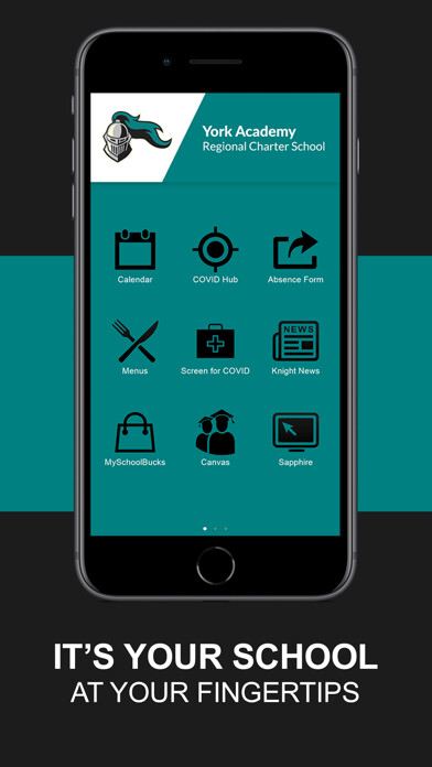 Emulate iPhone app York Academy Regional Charter using MyAndroid