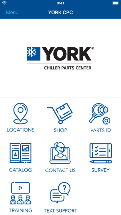 Emulate iPhone app YORK Chiller Parts Center using MyAndroid