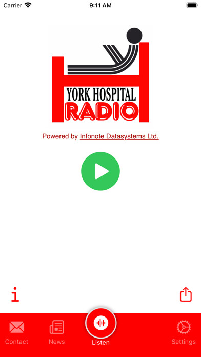 Emulate iPhone app York Hospital Radio using MyAndroid Emulate iPhone app York Hospital Radio using MyAndroid