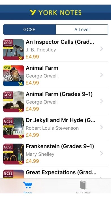Emulate iPhone app York Notes Study Guide using MyAndroid Emulate iPhone app York Notes Study Guide using MyAndroid