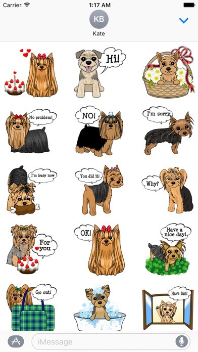 Emulate iPhone app Yorkshire Terrier Dog Dogmoji using MyAndroid Emulate iPhone app Yorkshire Terrier Dog Dogmoji using MyAndroid