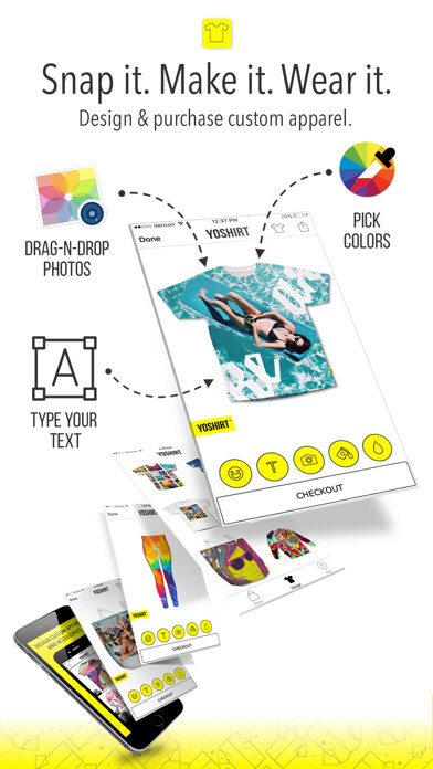 Emulate iPhone app Yoshirt using MyAndroid