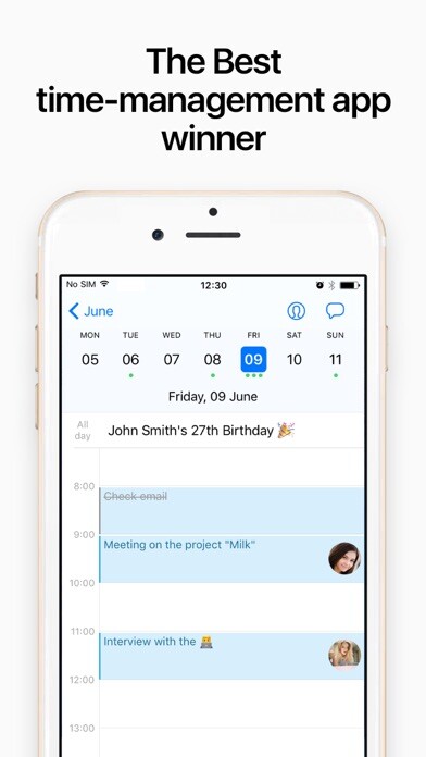Emulate iPhone app YoTask - calendar, chats, reminders & tasks using MyAndroid Emulate iPhone app YoTask - calendar, chats, reminders & tasks using MyAndroid