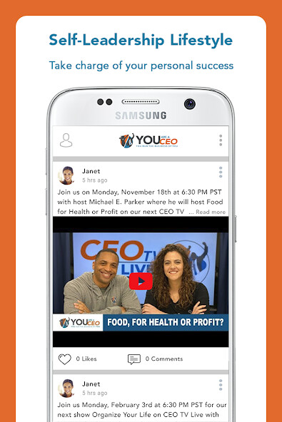 Run android online APK You Are A CEO Professional  Life Coaching App from MyAndroid or emulate You Are A CEO Professional  Life Coaching App using MyAndroid