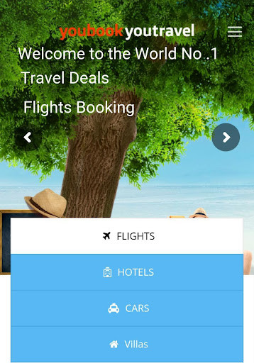 Run android online APK Youbookyoutravel - Find Top Flight & Hotel Deals from MyAndroid or emulate Youbookyoutravel - Find Top Flight & Hotel Deals using MyAndroid