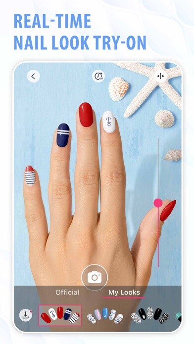 Emulate iPhone app YouCam Nails - Nail Art Salon using MyAndroid
