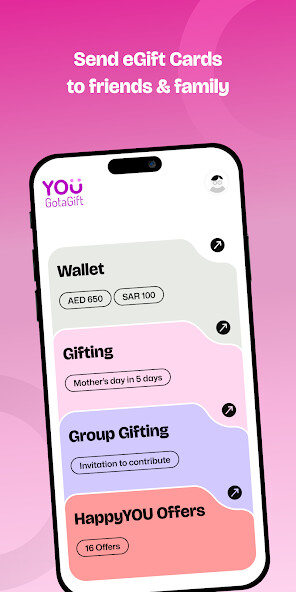 Emulate iPhone app YOUGotaGift using MyAndroid