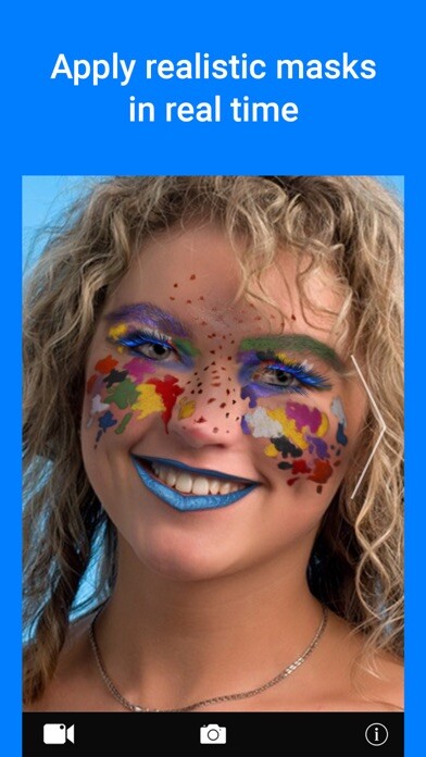 Emulate iPhone app youmask Face Art using MyAndroid