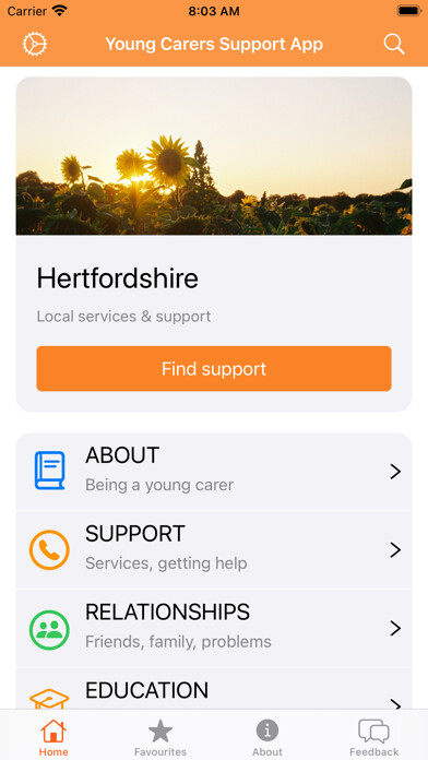 Run android online APK Young Carers Support App from MyAndroid or emulate Young Carers Support App using MyAndroid