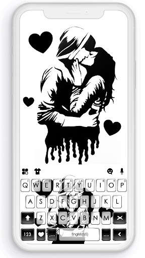 Run android online APK Young Couple Kiss Keyboard Background from MyAndroid or emulate Young Couple Kiss Keyboard Background using MyAndroid