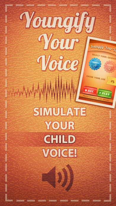 Emulate iPhone app Youngify Your Voice – Simulate Your Child Voice! using MyAndroid