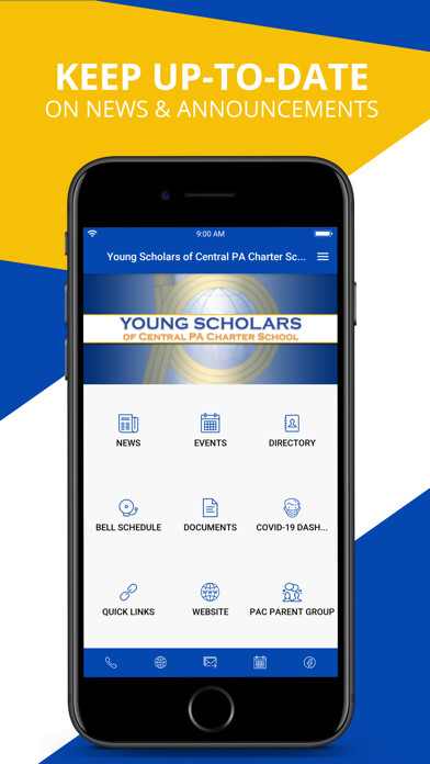 Emulate iPhone app Young Scholars of Central PA using MyAndroid Emulate iPhone app Young Scholars of Central PA using MyAndroid