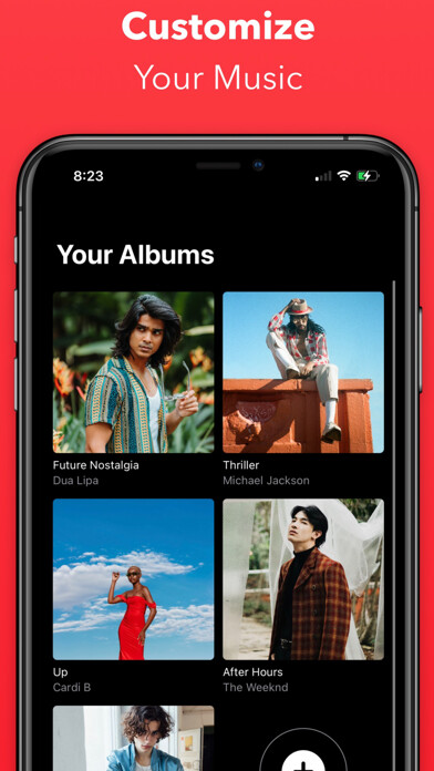 Emulate iPhone app Your Albums using MyAndroid