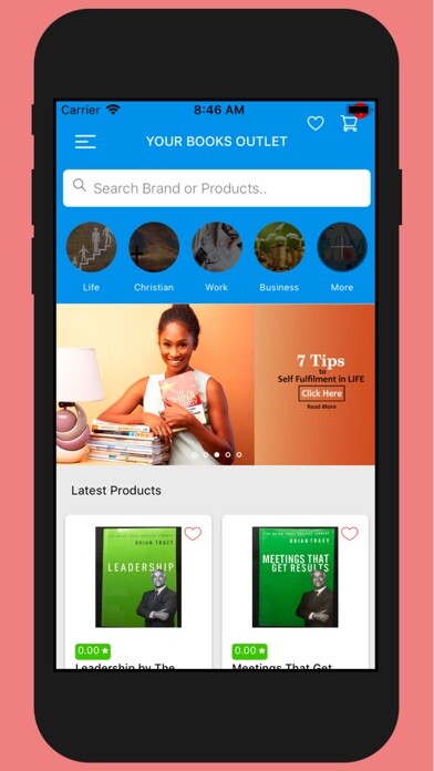 Emulate iPhone app Your Books Outlet using MyAndroid Emulate iPhone app Your Books Outlet using MyAndroid