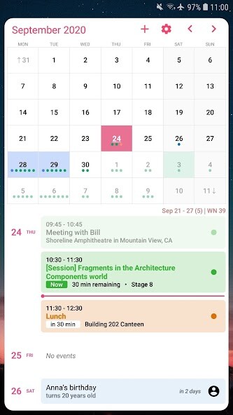 Run android online APK Your Calendar Widget from MyAndroid or emulate Your Calendar Widget using MyAndroid