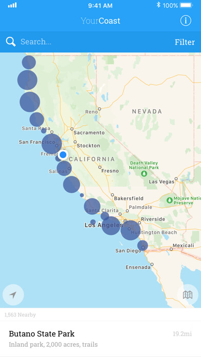 Emulate iPhone app YourCoast using MyAndroid