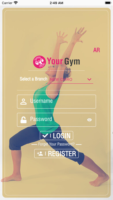 Emulate iPhone app YourGym EG using MyAndroid Emulate iPhone app YourGym EG using MyAndroid