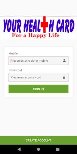 Run android online APK YourHealthCard from MyAndroid or emulate YourHealthCard using MyAndroid