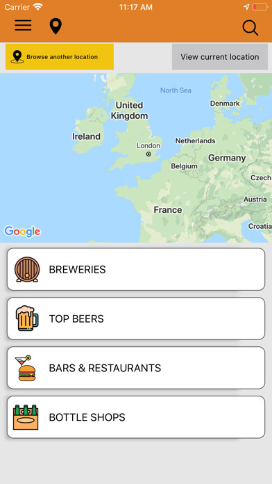 Emulate iPhone app YourLocalBeer using MyAndroid Emulate iPhone app YourLocalBeer using MyAndroid