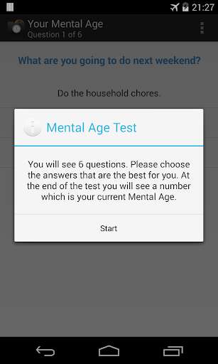 Emulate Android APK Your Mental Age