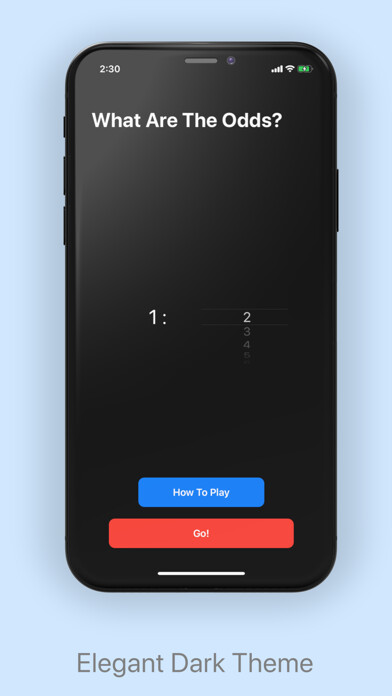 Emulate iPhone app Your Odds Are? using MyAndroid