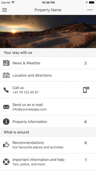 Emulate iPhone app Your Stay using MyAndroid Emulate iPhone app Your Stay using MyAndroid