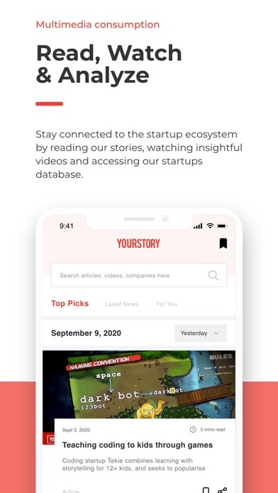 Emulate iPhone app YourStory - Startup Stories using MyAndroid Emulate iPhone app YourStory - Startup Stories using MyAndroid