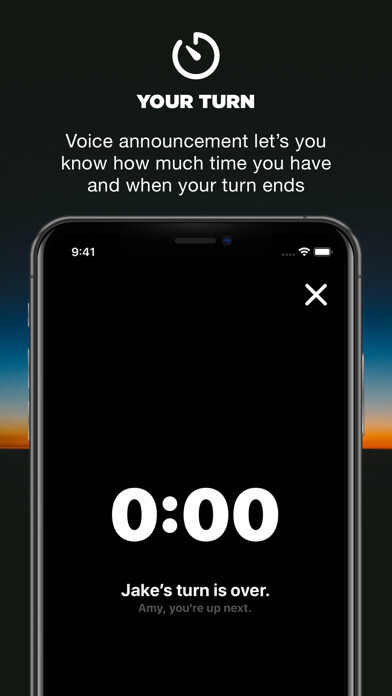 Emulate iPhone app Your Turn: Board Game Timer using MyAndroid