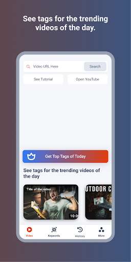 Run android online APK Youtags Pro: Find Tags for Videos, SEO Tags Finder from MyAndroid or emulate Youtags Pro: Find Tags for Videos, SEO Tags Finder using MyAndroid
