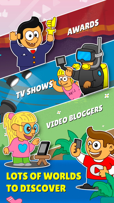 Emulate iPhone app Youtubers Evolution - Clicker & Idle Tycoon using MyAndroid Emulate iPhone app Youtubers Evolution - Clicker & Idle Tycoon using MyAndroid