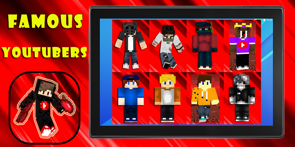 Run android online APK Youtubers Skins MCPE from MyAndroid or emulate Youtubers Skins MCPE using MyAndroid Run android online APK Youtubers Skins MCPE from MyAndroid or emulate Youtubers Skins MCPE using MyAndroid