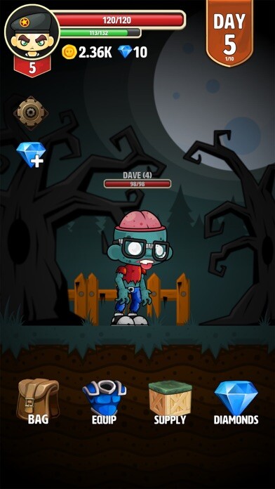 Emulate iPhone app You VS Zombies using MyAndroid