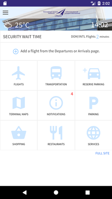 Emulate Android APK YOW - Ottawa Airport
