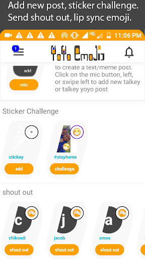 Run android online APK yoyo emojis from MyAndroid or emulate yoyo emojis using MyAndroid