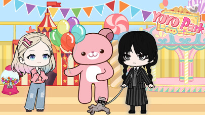 Emulate iPhone app YOYO Park: Fashion anime games using MyAndroid